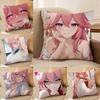 Game G-enshin Impact Yae Miko Pillow Case Anti-dustmite Invisible Zipper Sofa Bed