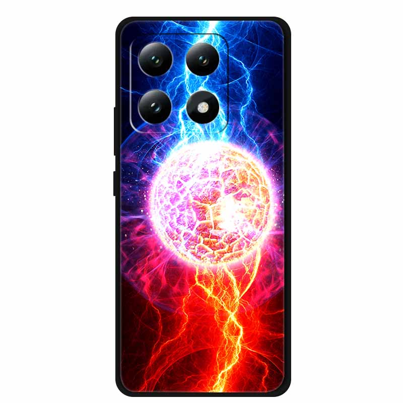 Handyhülle Für Xiaomi 15T Pro 5G Rückseite Hüllen Schwarzes Silikon Weiches Coque Für Xiaomi 15T 5G Hülle 15 T Pro 6,83" Fundas Schale
