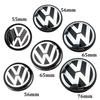 VOLKSWAGEN VW için 4 Adet Volkswagen Jant Orta Göbek Kapakları 56mm 65mm 70mm jant kapağı VW Golf 4 5 6 7 Polo Passat B5 B6 B7 Tour için