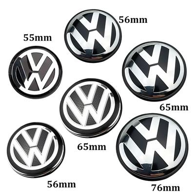 Q114buc Capac Central Jantă 55mm 65mm capac roată pentru VW Golf 4 5 6 7 Polo Passat B5 B6 B7 Touran CC Accesorii Auto