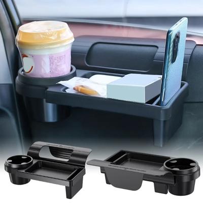 Organizador de pendurar para celular na janela da porta lateral com porta-copos, caixa de armazenamento para porta lateral do carro, caixa multifuncional para carro, acessórios para automóveis