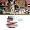 23 Pcs Pottery Tool Set Multipurpose Soft Clay Silicone Wood Auxiliary Carving Supplies