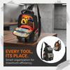 Durable HVAC Tool Organizer Zippered Tool Bag Techs Electrician Tool Pouch  Technician