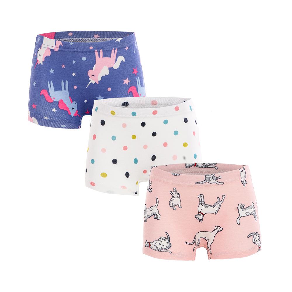 Kız Çocuk %100 Pamuk Boxer Külot - Küçük Çocuk ve Bebek İç Çamaşırı