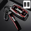 Zinc Alloy Racing Style Car Key Fob Cover for Jeep Wrangler Cherokee Compass Anti-Scratch Auto Key Case Shell Accessories AKW1