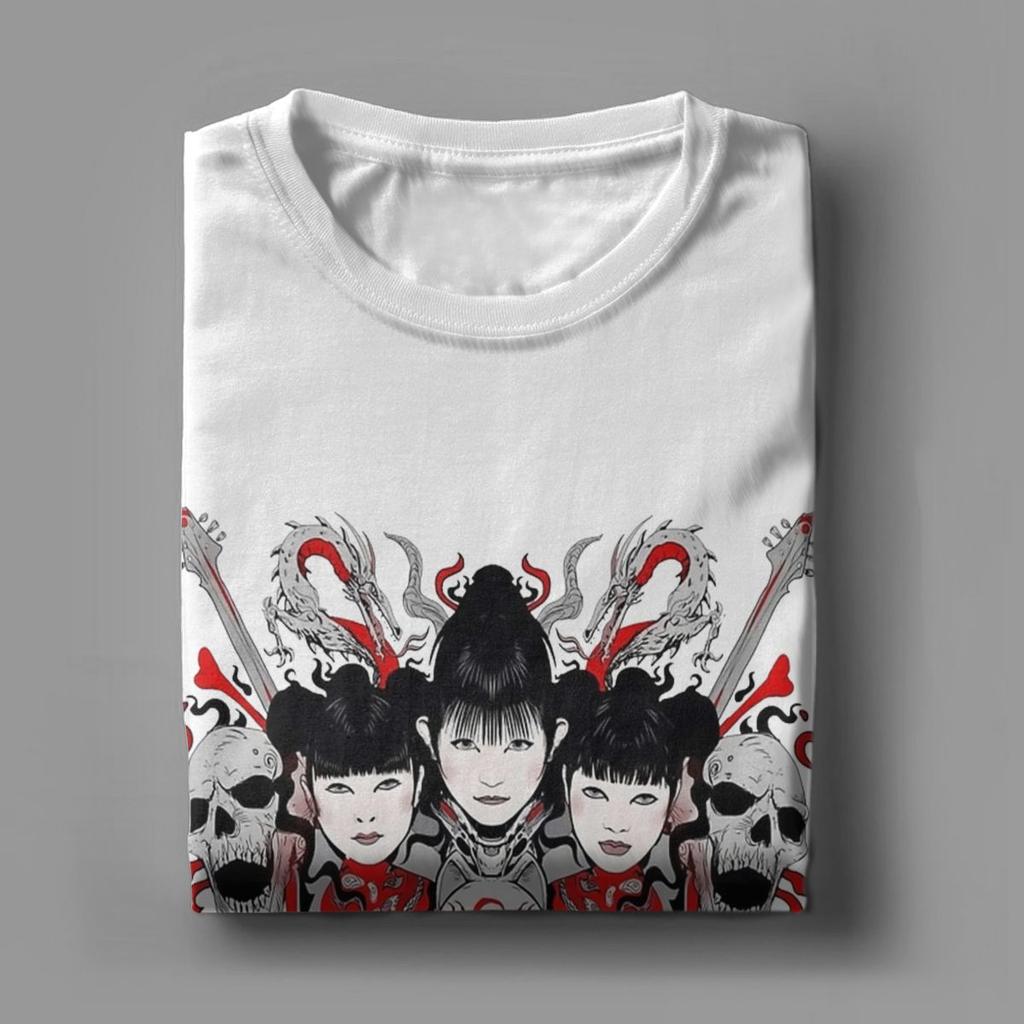 Men's Band Babymetal T Shirt Pure Cotton Clothes Vintage Short Sleeve Round Collar Tee Shirt Party T-Shirts