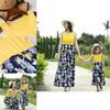 Matching Clothes Family Women Girls Mother And Daughter Floral Dresses New