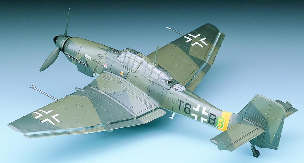 Doyusha Ju87 Stuka Útočný letoun Plastikový modelářský set 1/72 G-1 Proti tankový