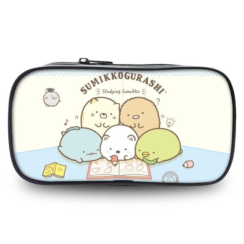 

Sumikkogurashi Pen Holder With Flexible Nylon Fabric For School And Daily Carrying 23
