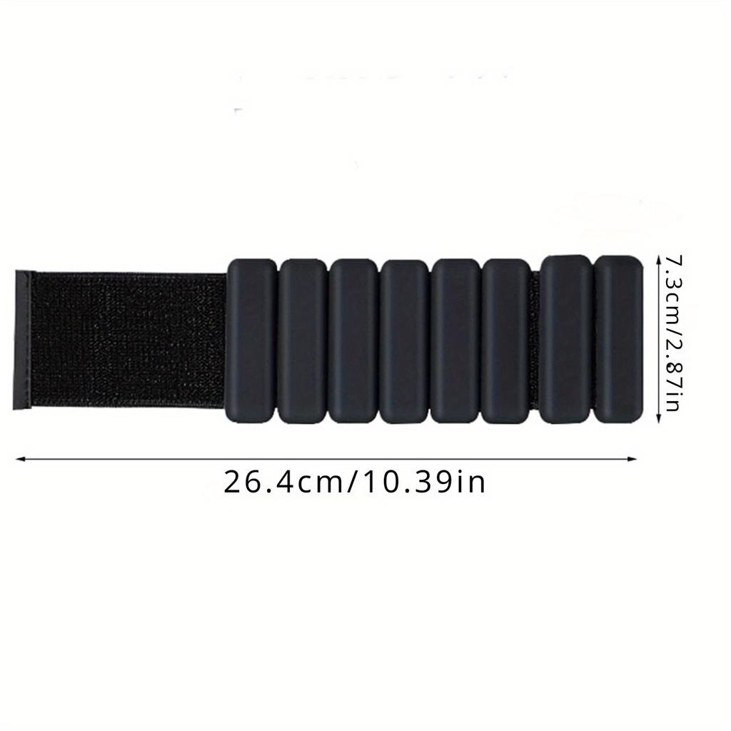 1 Pair Adjustable Wrist and Ankle Weights Weighted Bracelets (Unisex), Gym Wrist Sandbags (1lb Each), Gym Wearable Bracelets