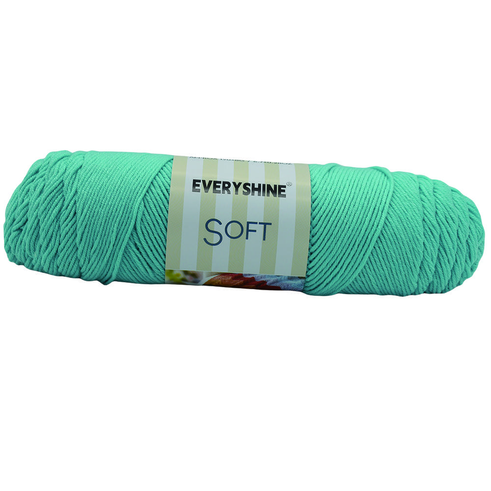 2er-Pack Acrylgarnknäuel (190g/6.7oz, 380m/416yd) – Mehrfarbiges Kammgarn zum Stricken & Häkeln – Weiche Milchfaser für Amigurumi,