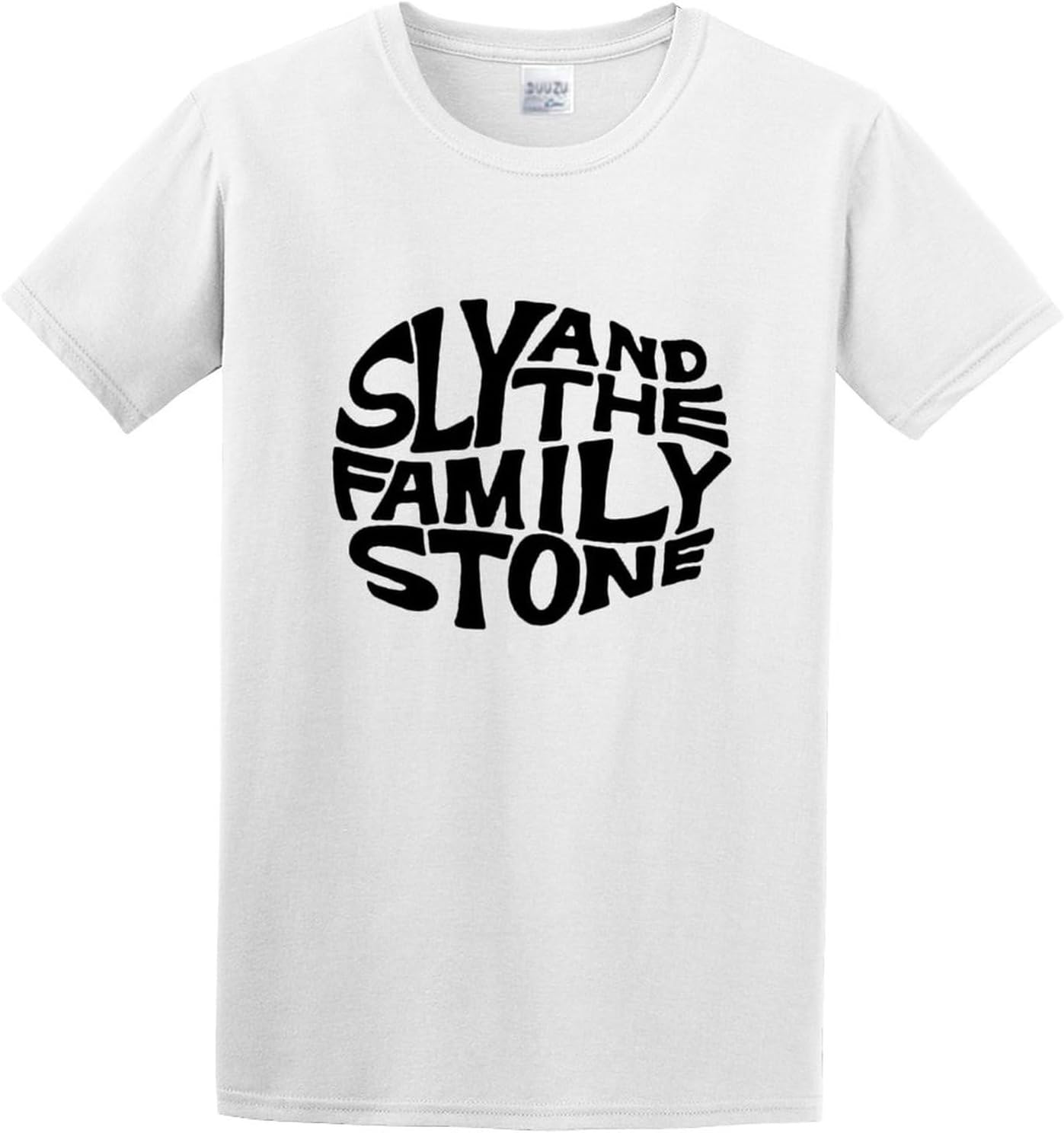 Sly and The Family Stone Logo Funk Band San Francisco Unisex Crew Neck Cotton Tee XS