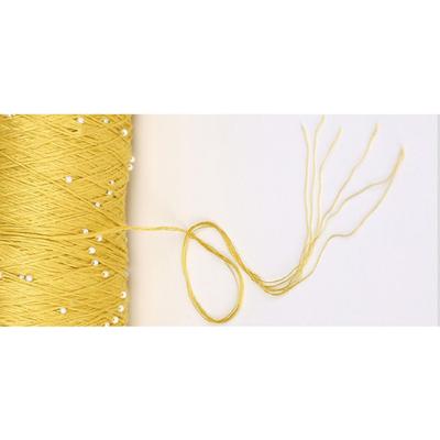Mercerized Cotton Pearl Yarn, 1 Big Ball Soft and Luxurious Bright Silk Cotton Thread Yarn with Pearl for Hand Knitting & Crocheting Total 350g