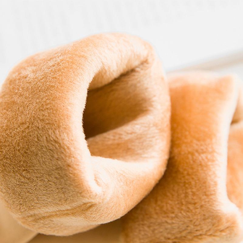Thickened and Warm Snow Socks for Girls, Mid-calf Fleece Floor Socks for Autumn and Winter, and Postpartum Pile Socks
