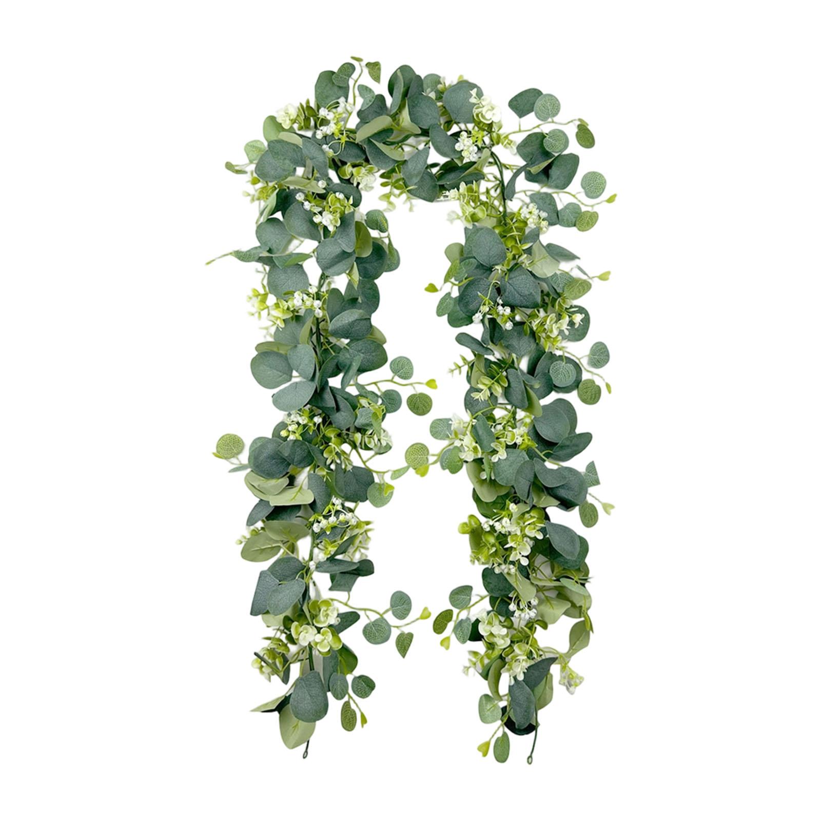 

Весеннее украшение Искусственная ветка эвкалипта Гирлянда для дома Праздничного стола и Наружной стены