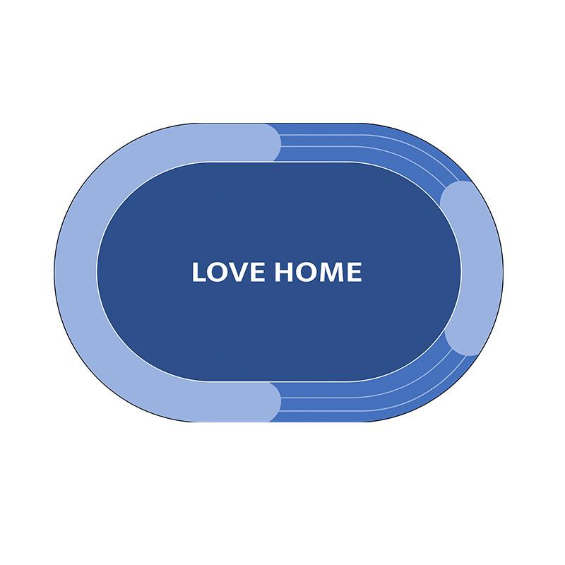 Simple Bathroom Floor Mat Strong Absorbent Household Bathroom Entrance Mats Shower Room Quick-drying To Cut Foot Mats