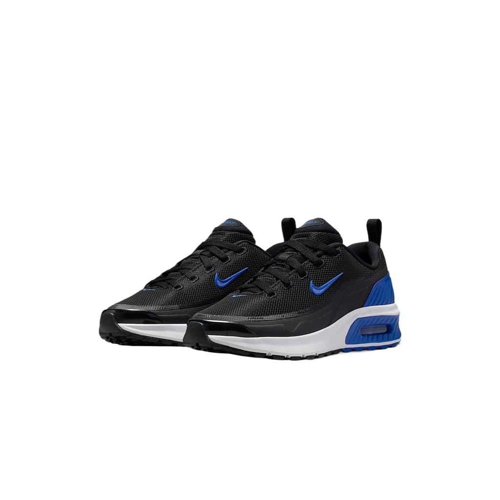 Nike Air Max Bia Comfortable Classic Trend Shock Absorption Breathable Low Top Running Shoes Kids Running Shoes Black Royal-Blue IF2629-004