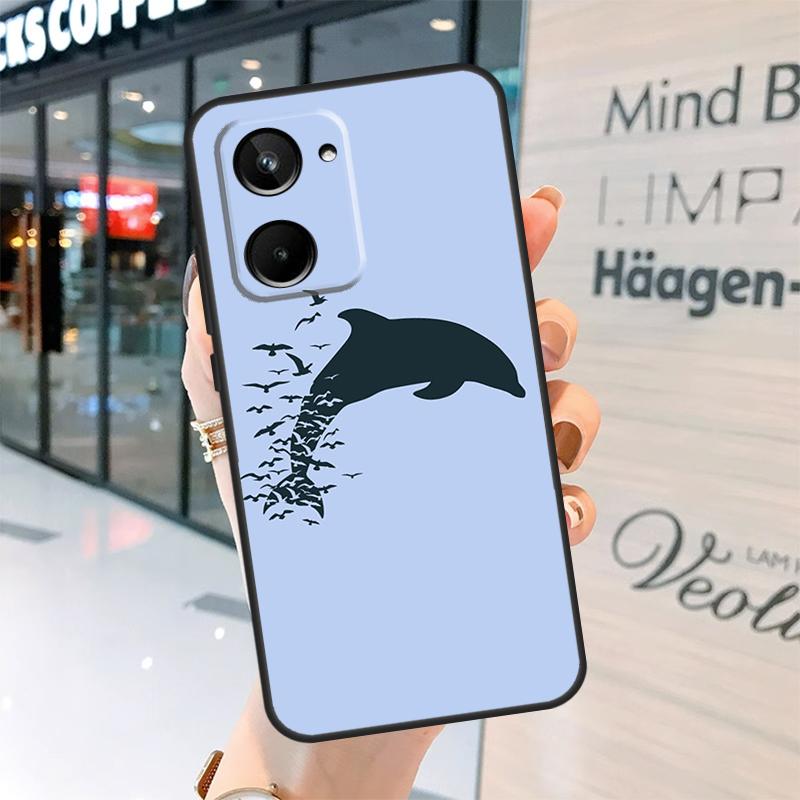 Dolphin Case For Realme 15 14 13 12 11 Pro Plus GT6 GT7 Pro C55 C51 C35 C53 C61 C65 C67 C63 C71 C75