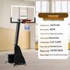 Verstellbarer tragbarer Basketballkorb