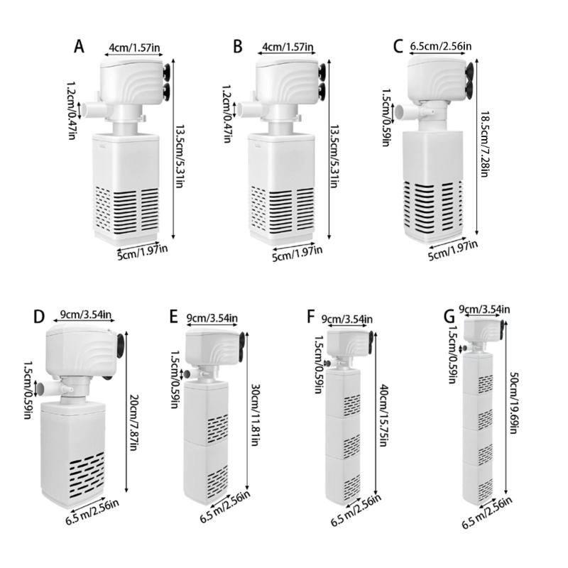 Aquarium Filterkartuschen Luftpumpen Filter Wasserfilter Liefern Sauberes Wasser Biochemischer Filter