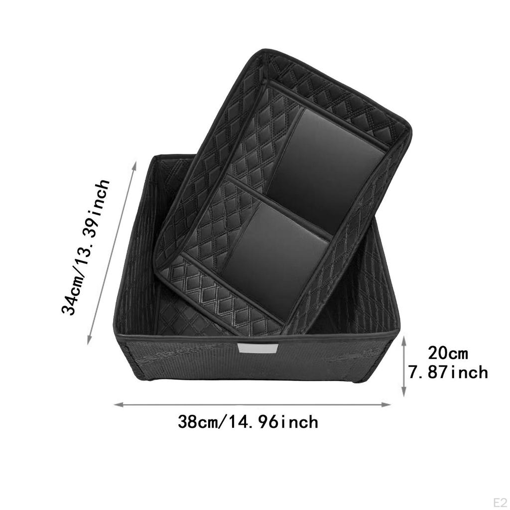 Motorcycle Rear Tail Top Box Liner Pad Trunk Case Protector Replacement PU with Two Pockets Portable