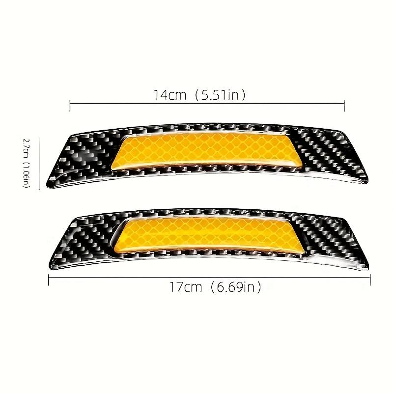 4 ks reflexních samolepek na auto - Ochrana proti poškrábání & Vylepšený vzhled, Vhodné pro PVC materiál