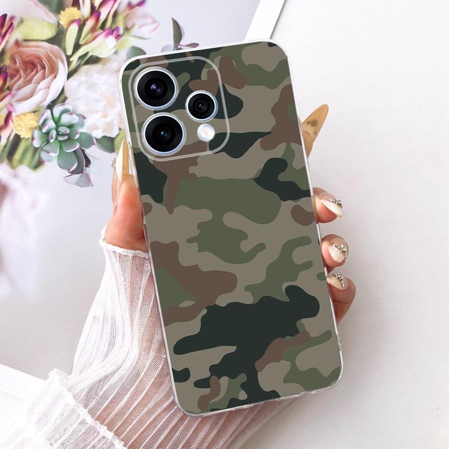 Case For OPPO Reno15 15F Protective Case For OPPO Reno15 F CPH2801 Reno 15  5G Capa Flower Soft Silicon TPU Phone Cover