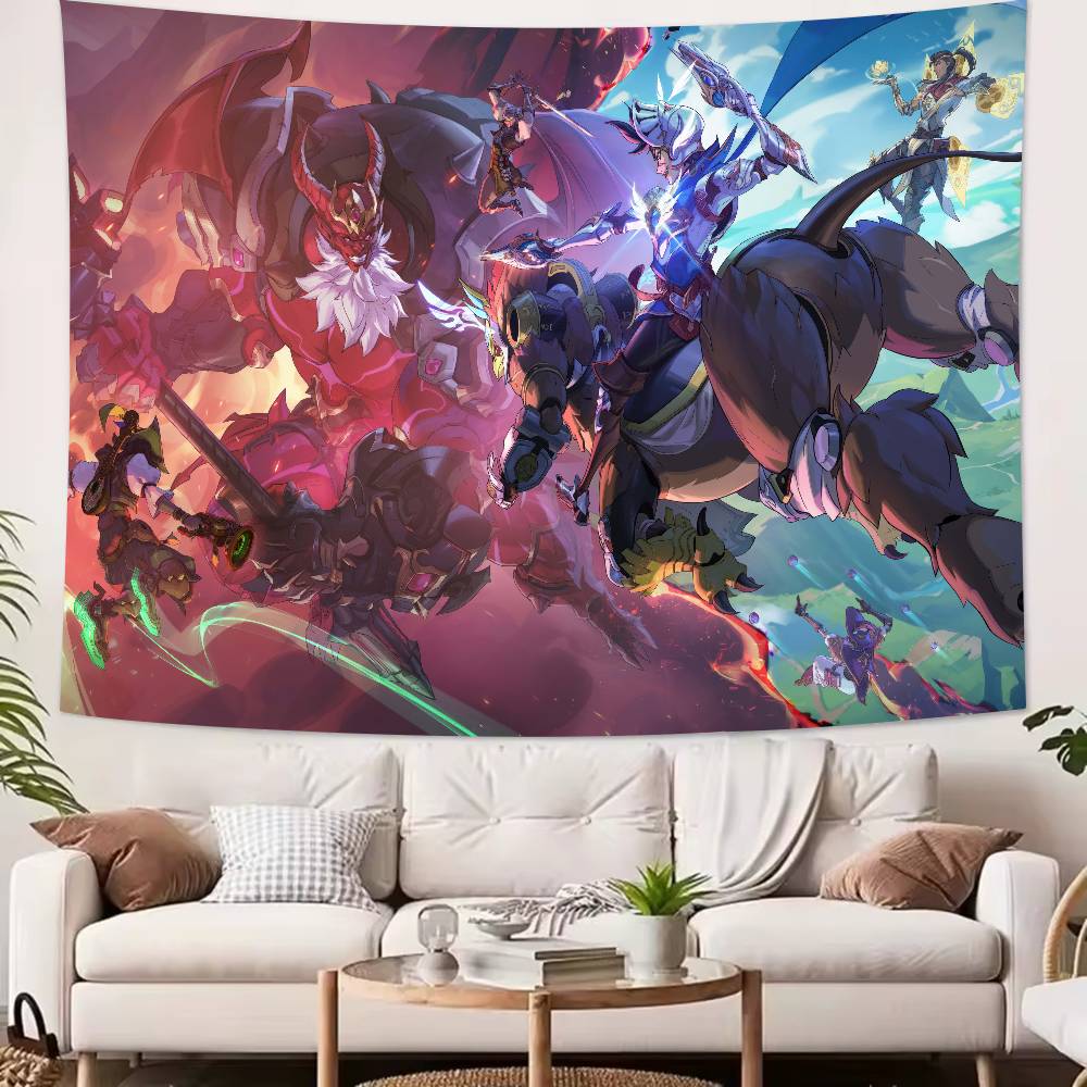 TOP Cool Popular FPS OOverwatch 2 Gaming Tapestry Popular Room Decoration Wall Tapestry Art Room Home Decor Wall Art Decor