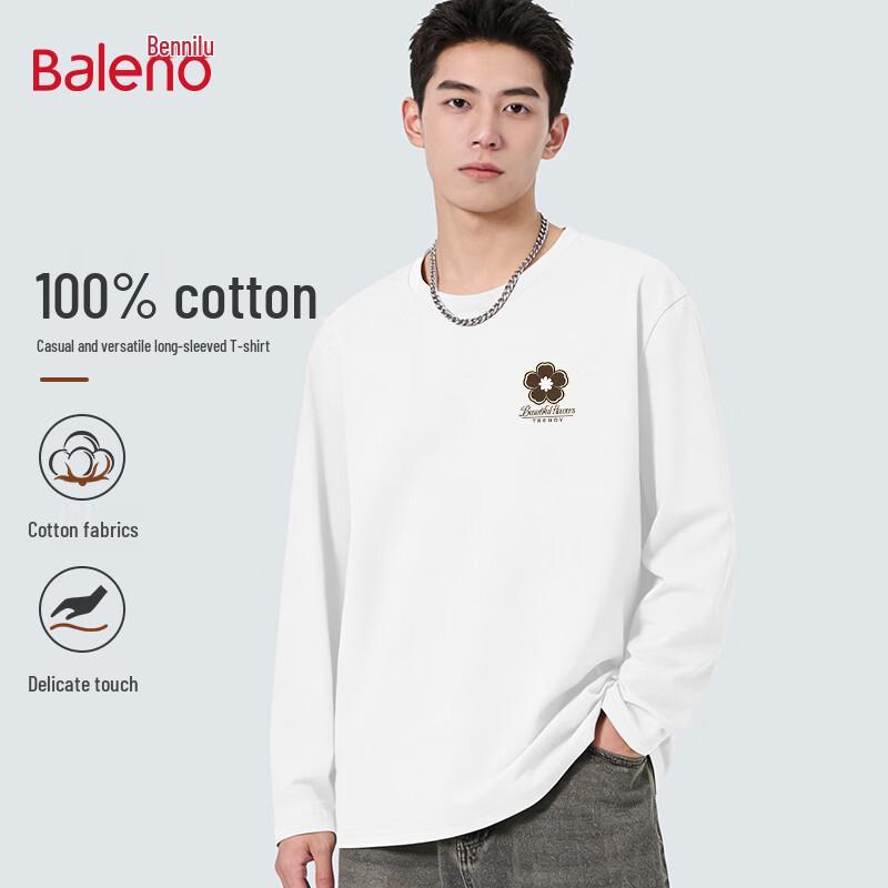 Baleno Men s Heavyweight BNL Floral Long Sleeve T-Shirt 2XL
