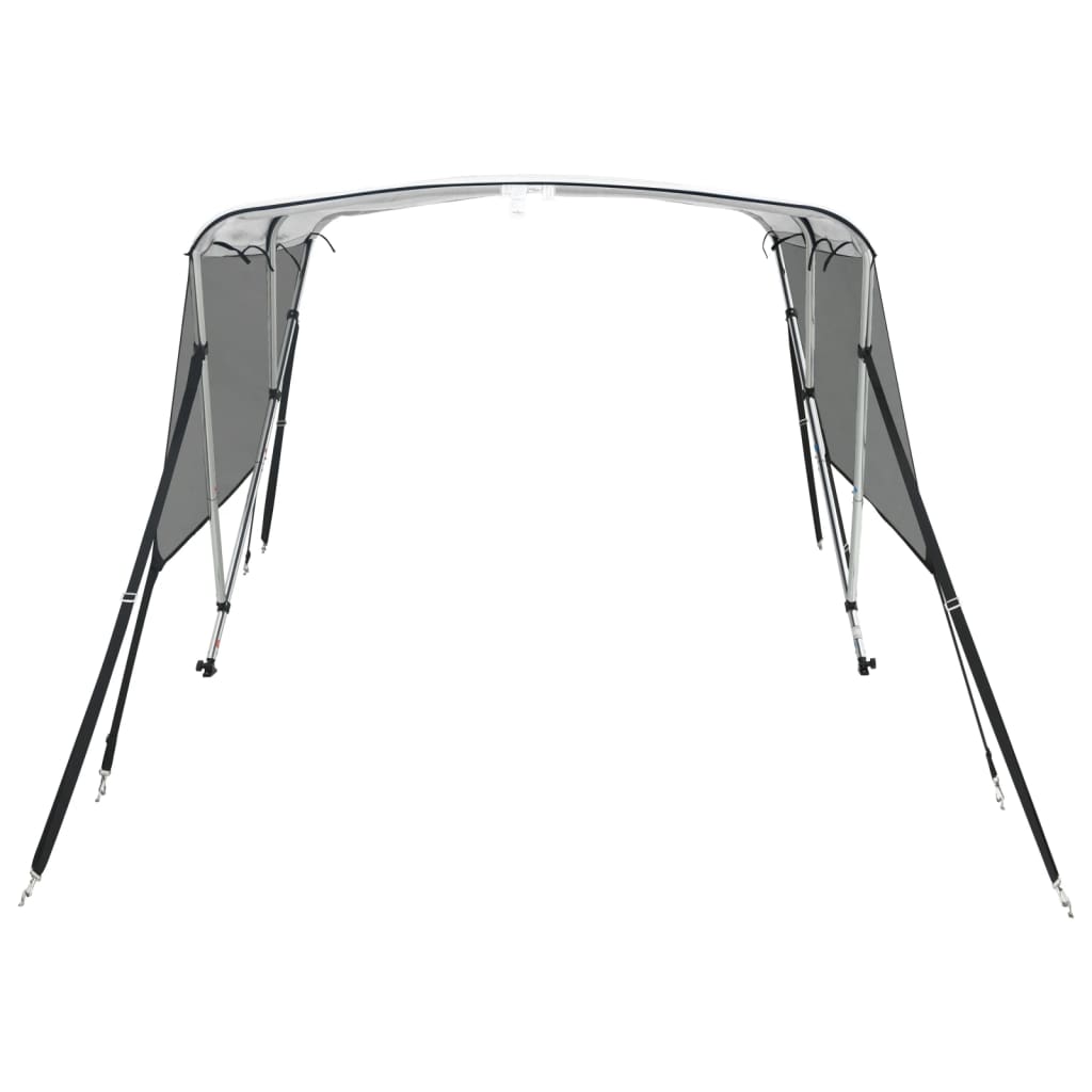 3 Bow Bimini Top with Mesh Side Panels 183 x (154 167) x 137 cm