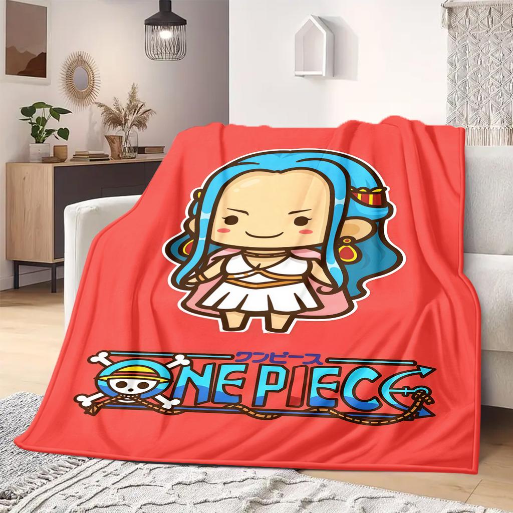 ONE PIECE Print Blanket Warm Comfortable Flannel Blanket Suitable for Bedrooms,Sofas, Beds,Chairs,Travel -QIAO82