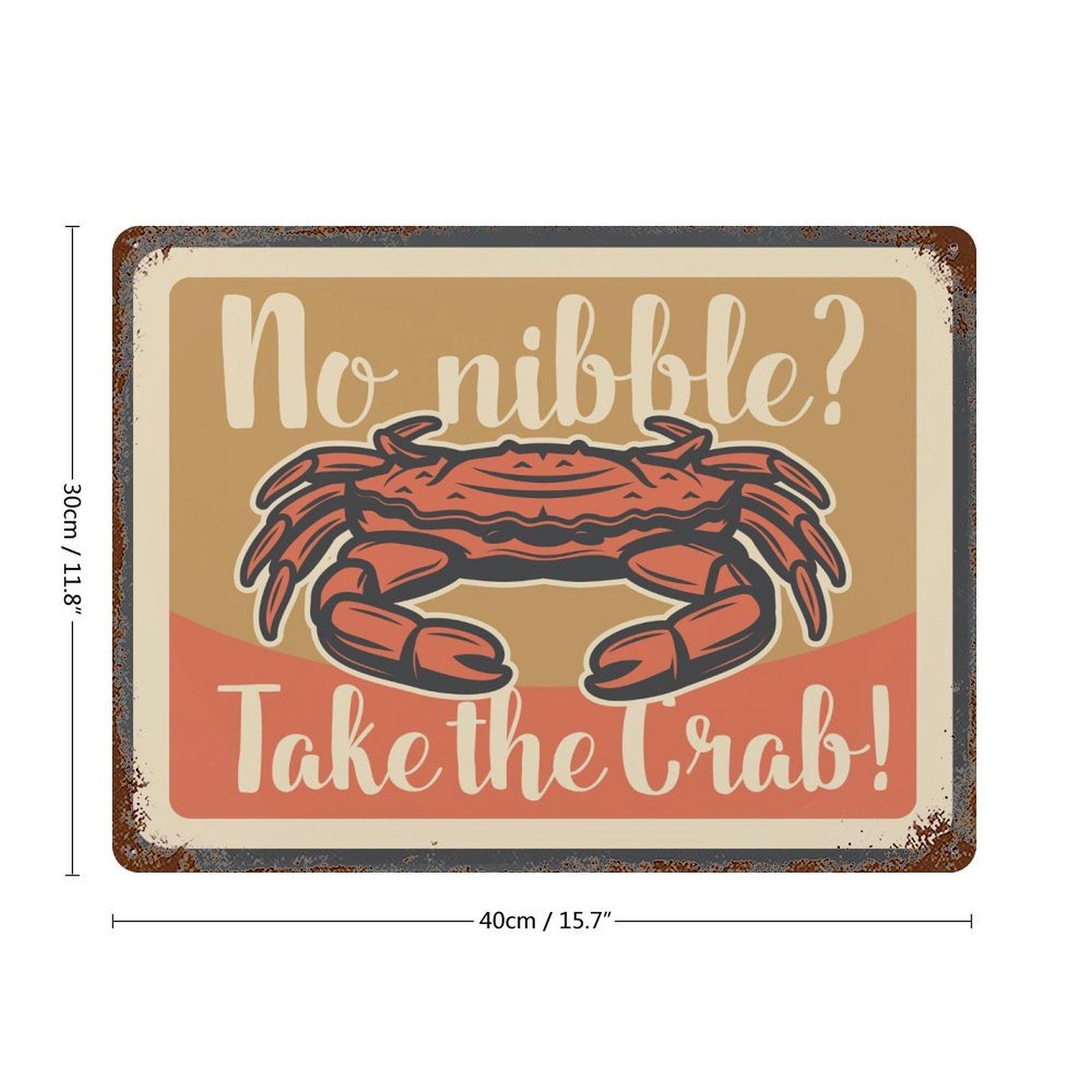 

1-Pack vintage style metal wall art, 20×30cm and 30×40cm, antique rust-effect decor for office, studio, den or workshop 30*40CM