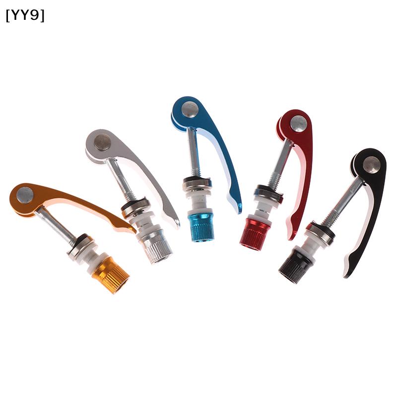 1Pc Aluminum Alloy Bike Seat Post Clamp, 13cm Quick Release Skewer Bolt for Bicycle Seatpost[YY9]