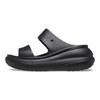 Crocs Sabots compensés Classic Crush Puff Chaussures unisexes Noir 207670-001