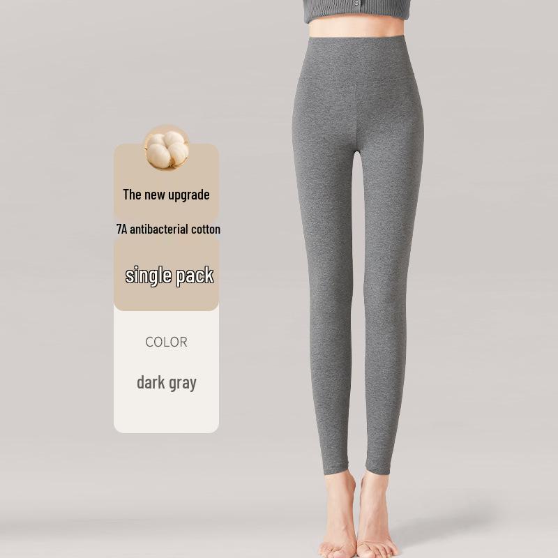 

Женские термобрюки большого размера с высокой талией из хлопка и шерсти - Антибактериальные, базовый слой для осени/зимы M 80-105 lbs