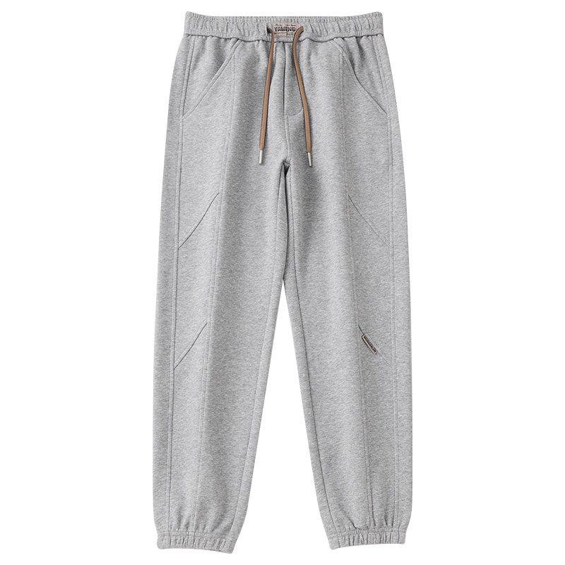 Trade Surplus Spring and Autumn New Trendy Brand Casual Pants for Men, Comfortable Versatile Sports Sweatpants with Drawstring, Loose Fit Jogger Pants