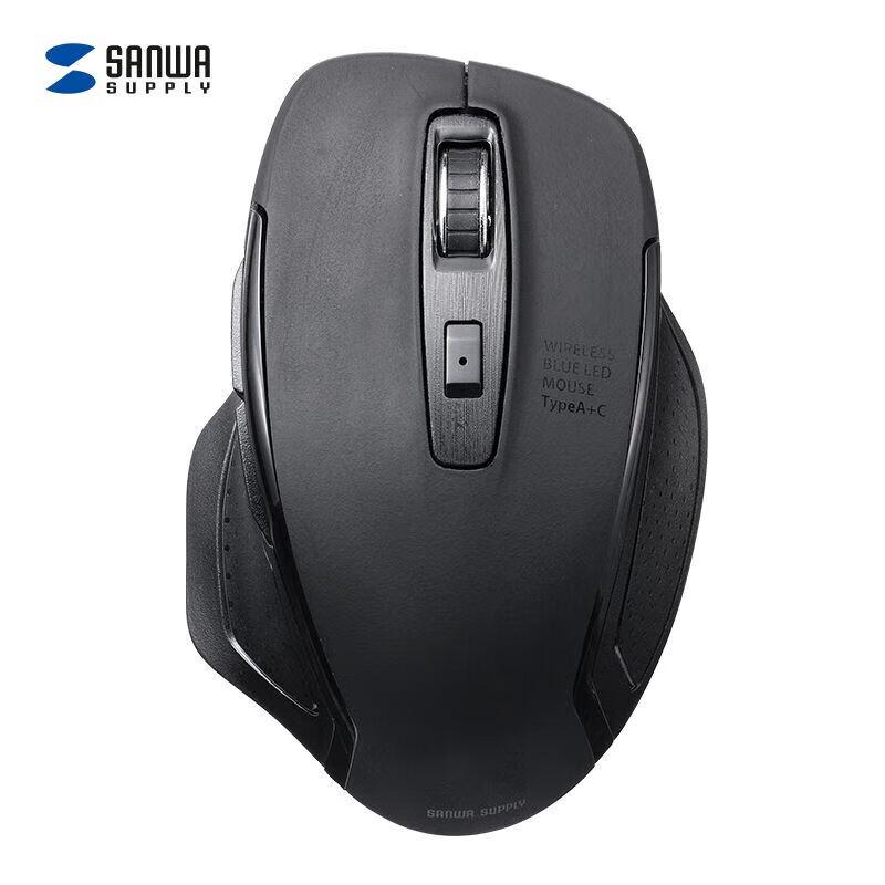 

Sanwa MA-WBLC169BK Wireless Mouse