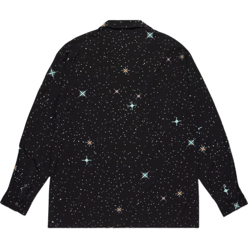 CLOT Shirts Men's Black Lapel Moderate Shirt CTSH22FW2002