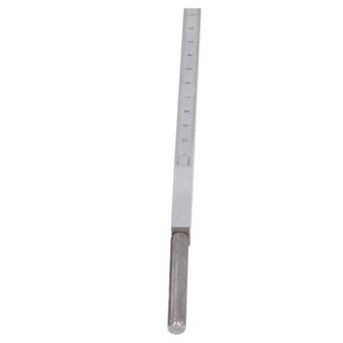 Easy-to-read, 2-scale Feeler Gauge with Storage Bag, 0.5-11mm, for Measuring Hole Diameter, Length, and Gaps, Made of Durable Stainless Steel, Suitabl