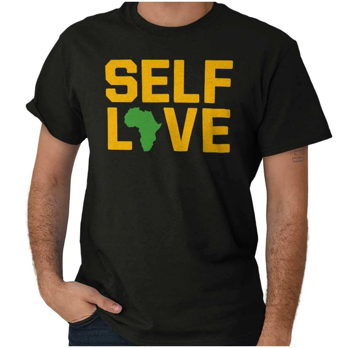 Self Love African American Black Pride POC Womens or Mens Crewneck T Shirt Tee S