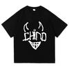 ChinoPacas Devil Graphic Printing Hip Hop Vintage T-shirts American High Street O-neck High Qu