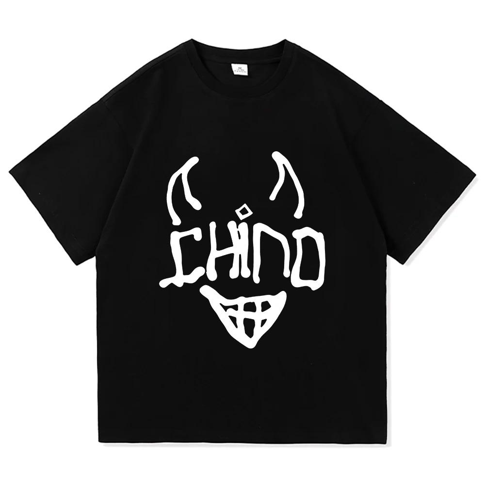 Chinopacas Devil Graphic Printing Hip Hop Vintage Tshirts American High Street Style Oneck High Quality Pure Cotton Unisex Unisex