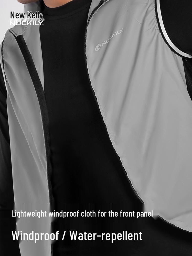 Men's and Women's Windproof Cycling Vest – Breathable, Lightweight, Sleeveless for Spring/Summer