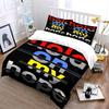 Bold colorful text pattern. Bedding sets Duvet cover sets Duvet covers Pillowcases(1 * Duvet Cover 2 * Pillowcases without duvet insert)