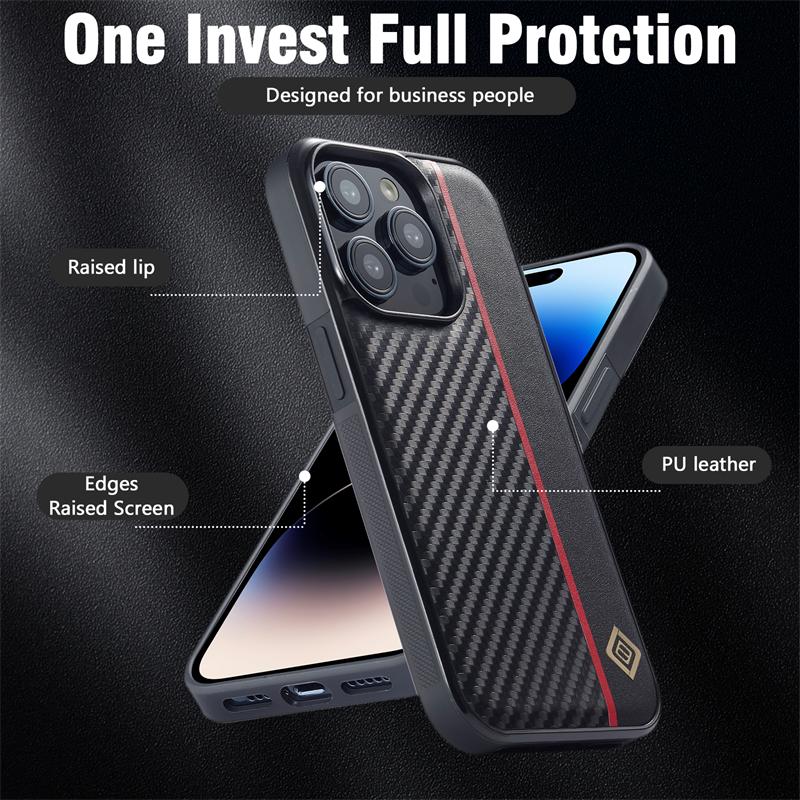 Funda de Teléfono de Cuero de Fibra de Carbono Ultradelgada Para Google Pixel 10A 9 Pro XL 8 8A 8Pro 7 7Pro 7A Cubierta Trasera Funda de Teléfono a Prueba de Golpes