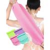 Long Handle Back Exfoliating Scrub Brush With Strap, Body Exfoliating Shower Towel, Stretchable Loofah Sponge
