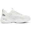 Skechers DLites 4.0 Fabric Synthetic Leather Comfortable Shock Absorption Low-Top Dad Shoes Women Sneaker White 149492-WGY