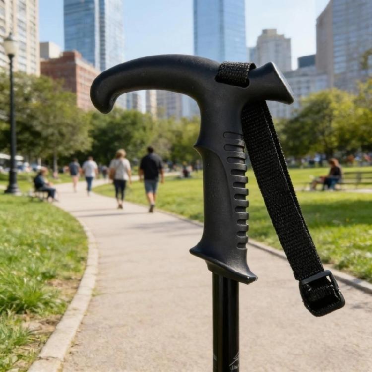T Shape Hiking Poles Grip Shocked Absorbing Hiking Staff Handle Ergonomic Trekking Poles Handle Grip Replacement