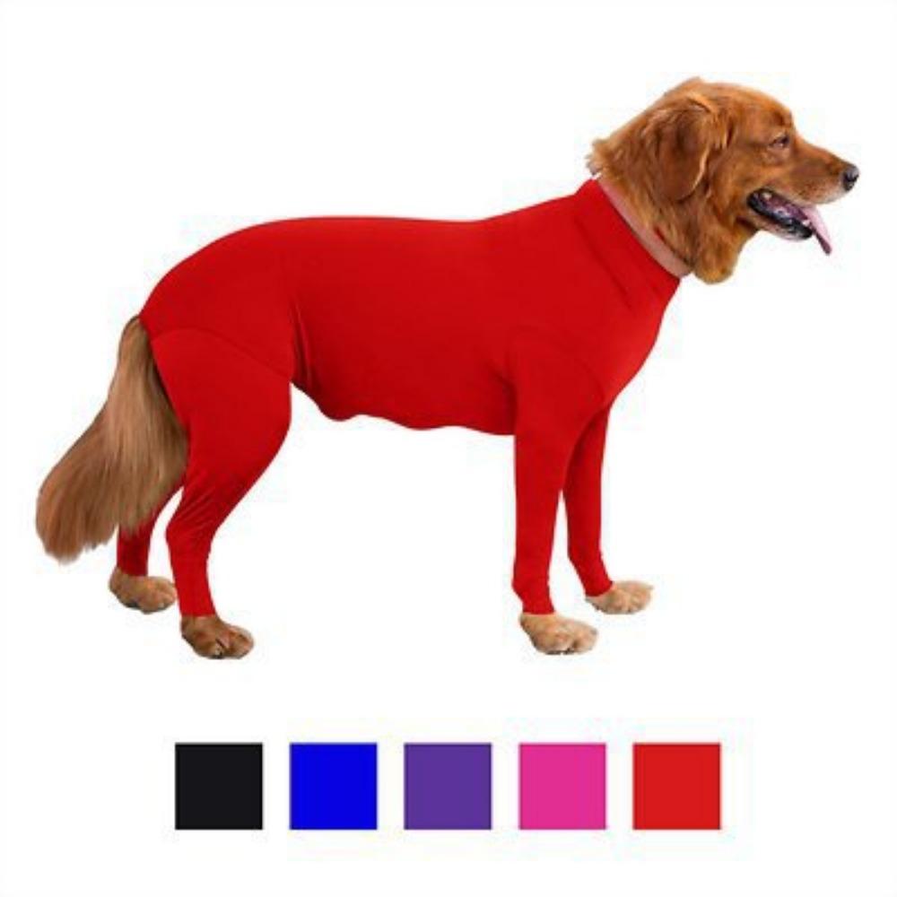 Medium and large cat all-inclusive dog four-legged autumn and winter dog four-legged clothes pet clothes cat elastic bottoming shirt
