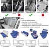 Universal Car Seat Cover Set Front Split Rear Seat Suitable for Car SUV Mazda TOYOTA Sedan Van Car Breathable Interior Cover
